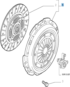 Kit frizione (disco e spingidisco) per Alfa Romeo