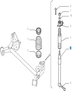 Ammortizzatore posteriore per Fiat Linea