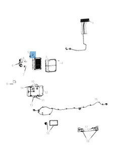 Fanale posteriore (posizione, stop e direzione) per Jeep Wrangler