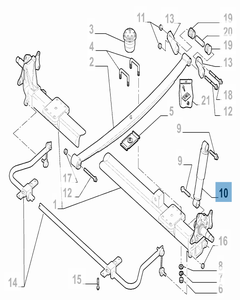 Ammortizzatore anteriore per Alfa Romeo 156