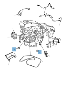 Tendicinghia fisso per Jeep
