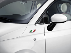 Badge bandiera italiana su parafango per Fiat 500