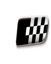Badge Sport Nero Fondo Bianco