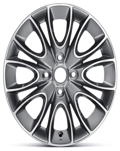 Cerchio in lega 6J x 15'' ET43 per Fiat e Fiat Professional