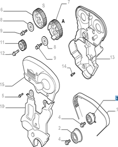 Tendicinghia regolabile per Fiat e Fiat Professional