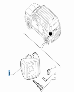Fanale posteriore destro fisso per Jeep Renegade