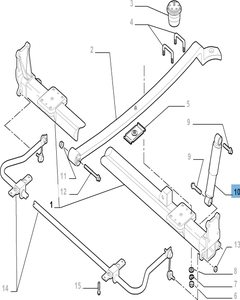 Ammortizzatore posteriore per Fiat e Fiat Professional