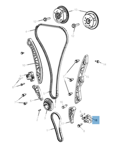 Tendicinghia regolabile