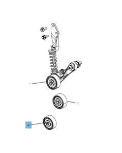 Tendicinghia fisso per Jeep Compass/Patriot