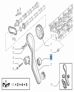 Tendicinghia fisso per Fiat Professional Scudo