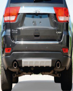 Slitta estetica per paraurti posteriore per Jeep Grand Cherokee