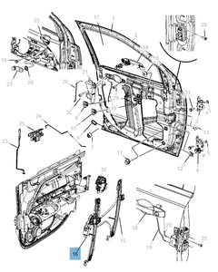 Alzacristallo per Jeep Compass/Patriot