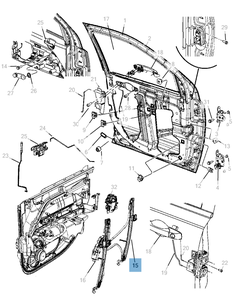 Alzacristallo per Jeep Compass/Patriot