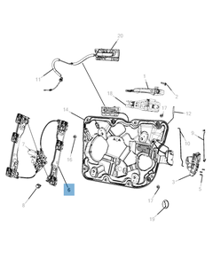 Alzacristallo anteriore per Jeep Grand Cherokee