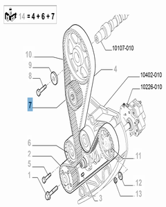 Tendicinghia fisso per Fiat e Fiat Professional