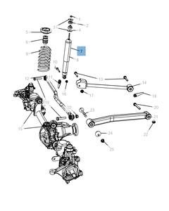 Ammortizzatore per Jeep Wrangler