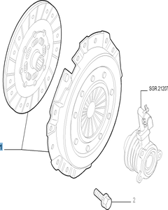 Kit frizione (disco e spingidisco) per Fiat e Fiat Professional