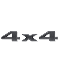 Sigla 4X4 posteriore