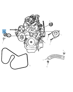 Tendicinghia regolabile per Jeep Wrangler
